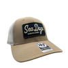 Sea Dogs Khaki Glory Daze State Trucker Hat
