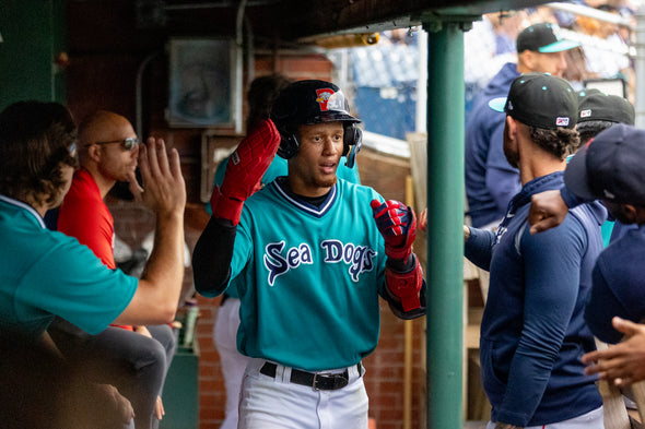 Portland Sea Dogs Replica Retro Teal Jersey