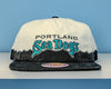 Portland Sea Dogs Official League Retro Wave Cord Adjustable Hat