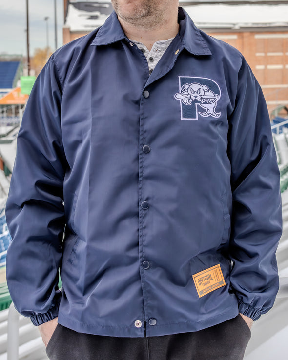 Portland Sea Dogs Official League Navy Skater Jacket