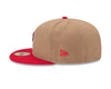 Khaki and Red Sea Dogs 59Fifty New Era Hat
