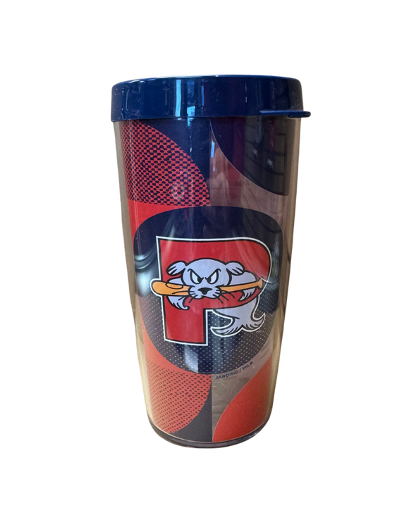 Portland Sea Dog Jardine Primary Color DBL Wall Tumbler w/ Lid - 16oz-Nvy