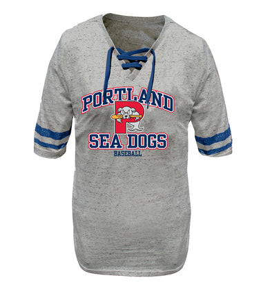 Sea Dogs Big & Tall Heart Womens Fan Tee