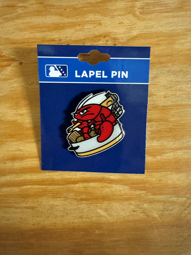 Lobster Bake Logo Enamel Pin