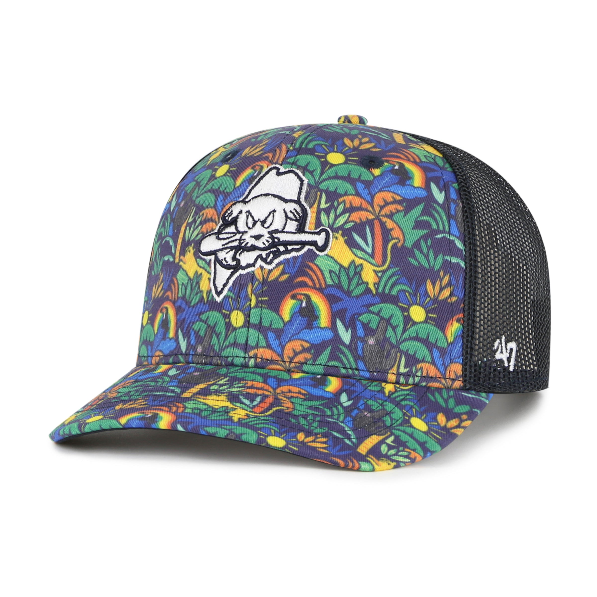 Sea Dogs Navy Jungle Gym Kids Trucker Hat – Portland Sea Dogs