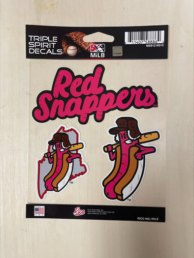 Rico Triple Spirit Red Snapper Decal Set