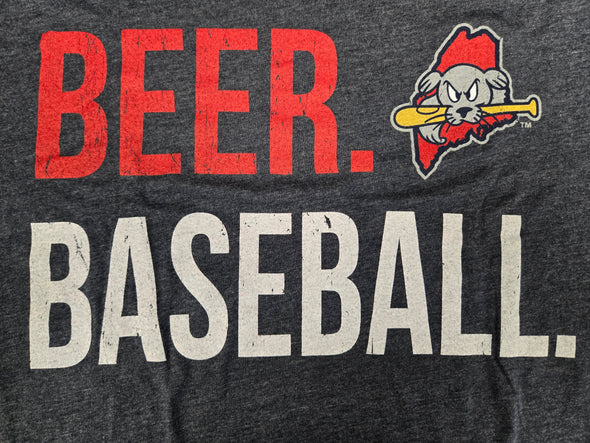 Beer and Baseball Adult Tee