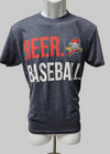 Beer and Baseball Adult Tee