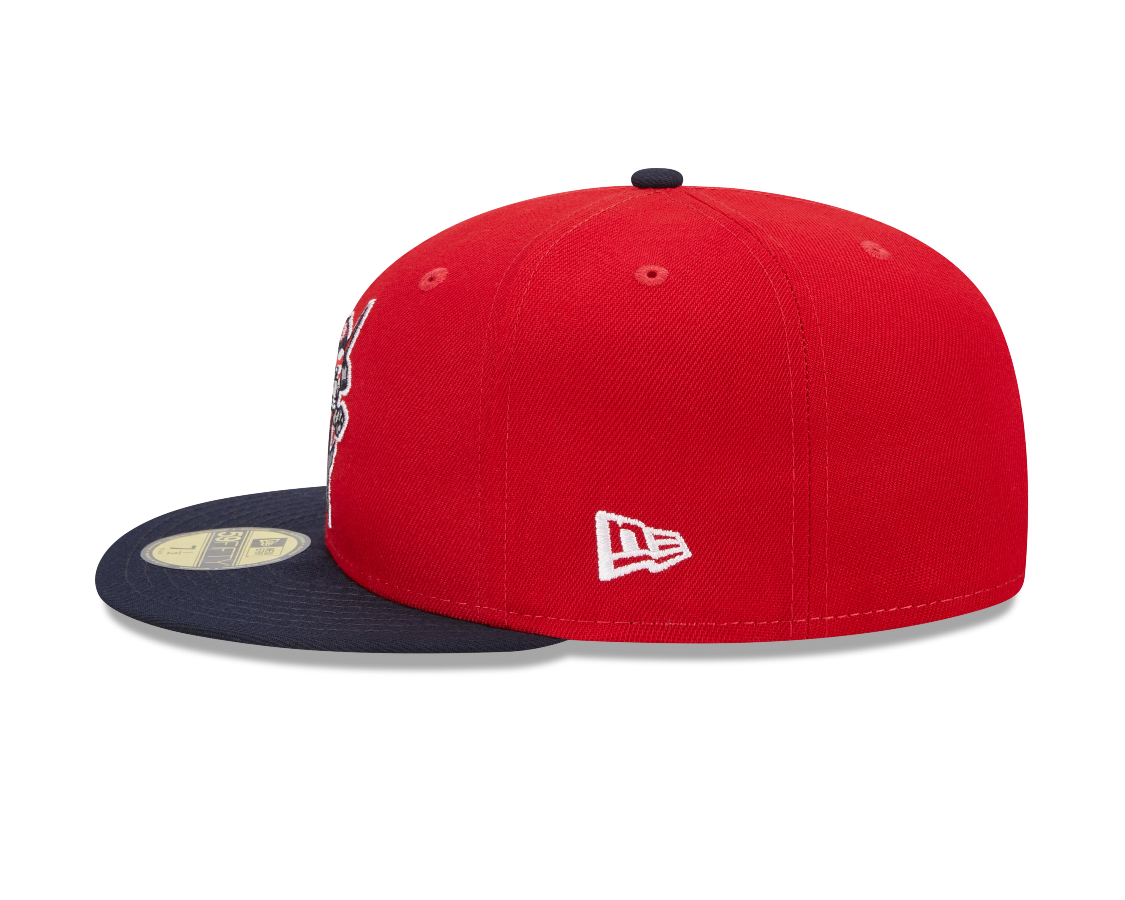 Portland Sea Dogs New Era Authentic Collection Team Alternate 59FIFTY  Fitted Hat - Red