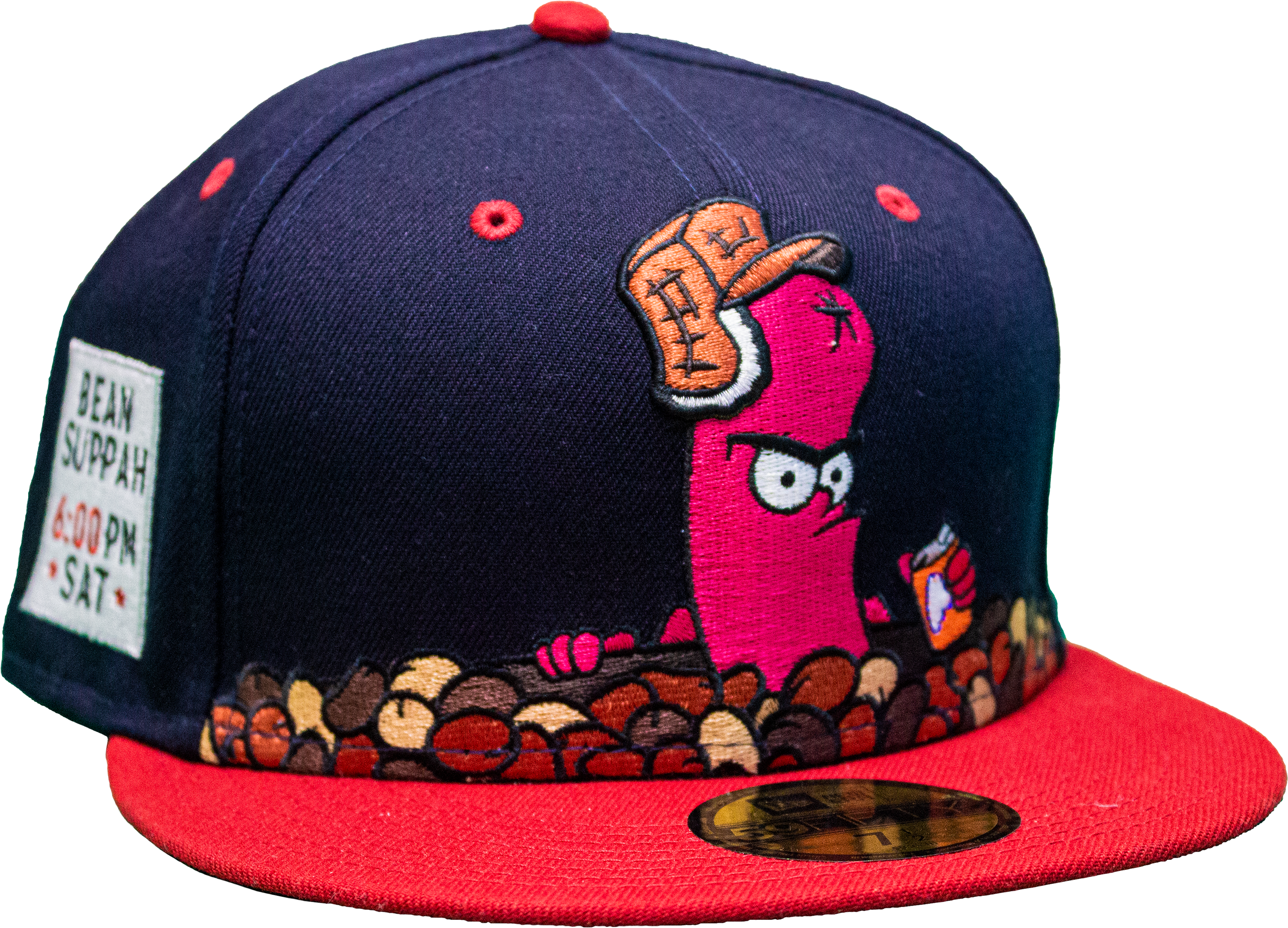 Bean Suppah On Field Fitted Hat – Portland Sea Dogs
