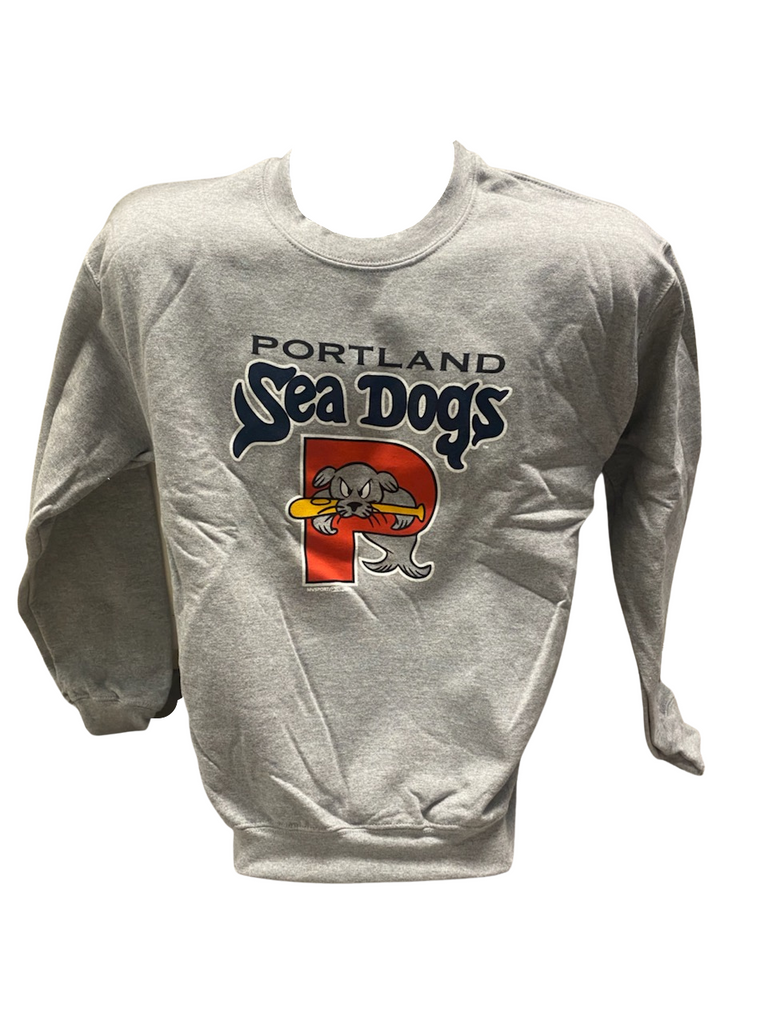 Sea Dogs Logo Crew Sweatshirt- Youth – Portland Sea Dogs